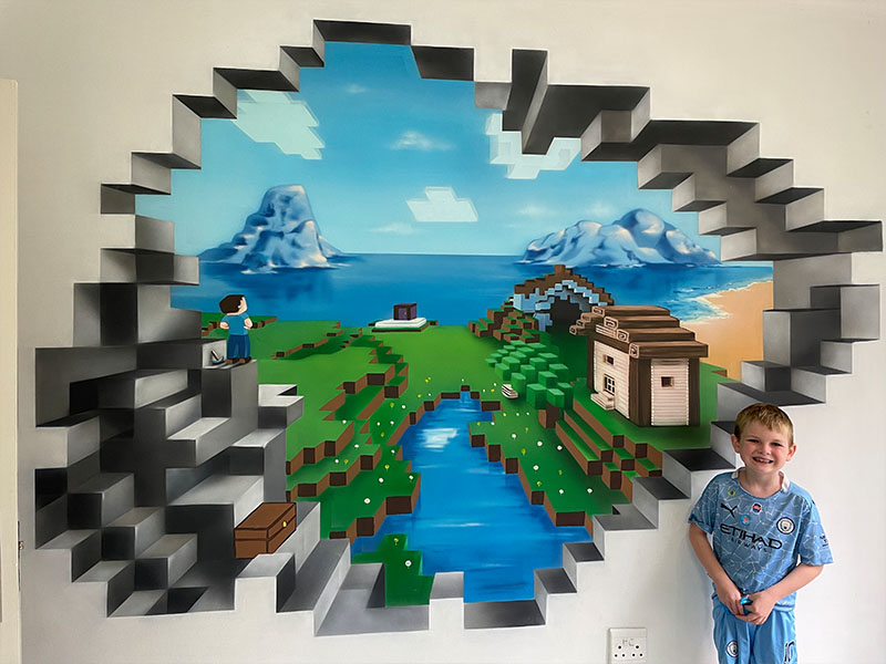 Minecraft Mural_kaydence 3